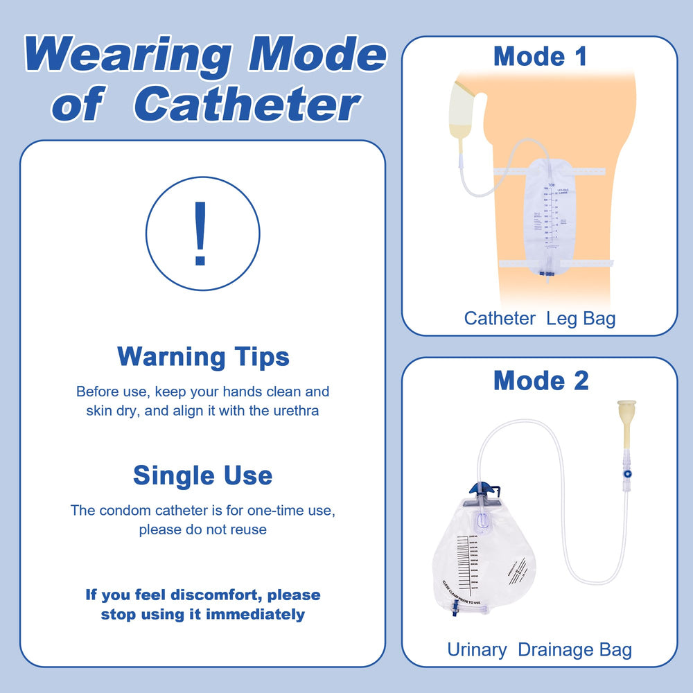 BeHerk latex catheter sizes 25–40mm fit diverse user needs.