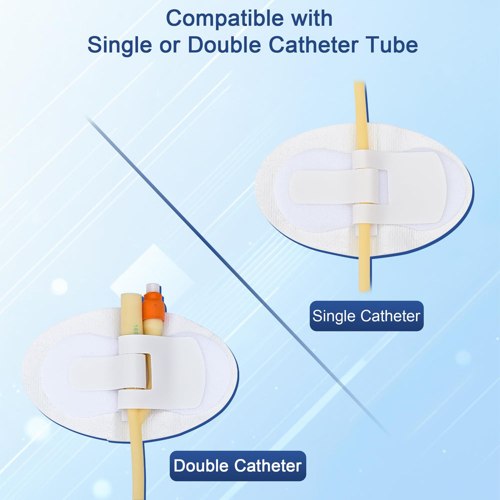 BeHerk dialysis transfer-set compatible holder supports secure catheter placement