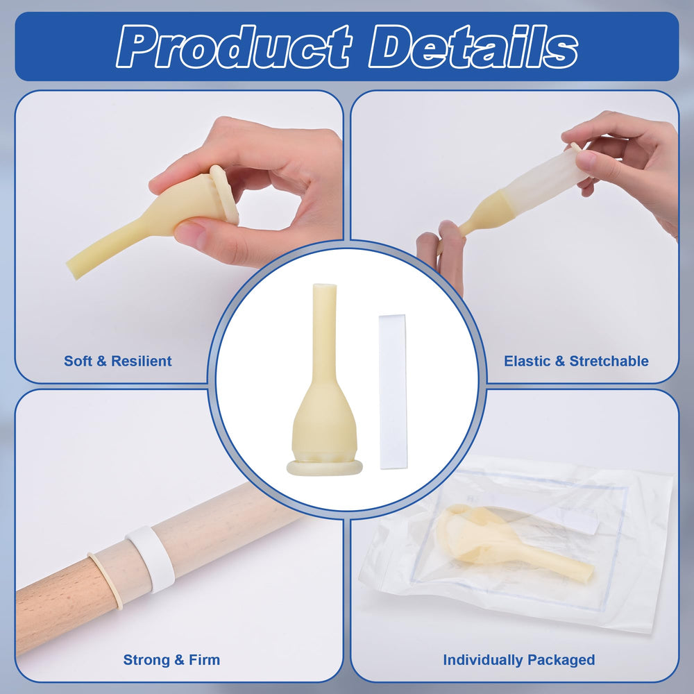 BeHerk external catheter with adhesive strips for a secure, reliable wear.