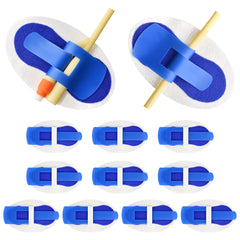 BeHerk Foley catheter stabilization device in blue, 12-pack for secure long wear.