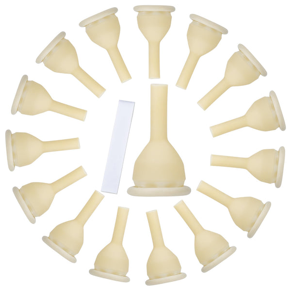 BeHerk latex catheter packaging with individual wrappers for travel and hygiene.