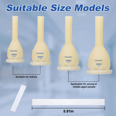BeHerk leak-proof latex catheter supports a snug fit and leak prevention.