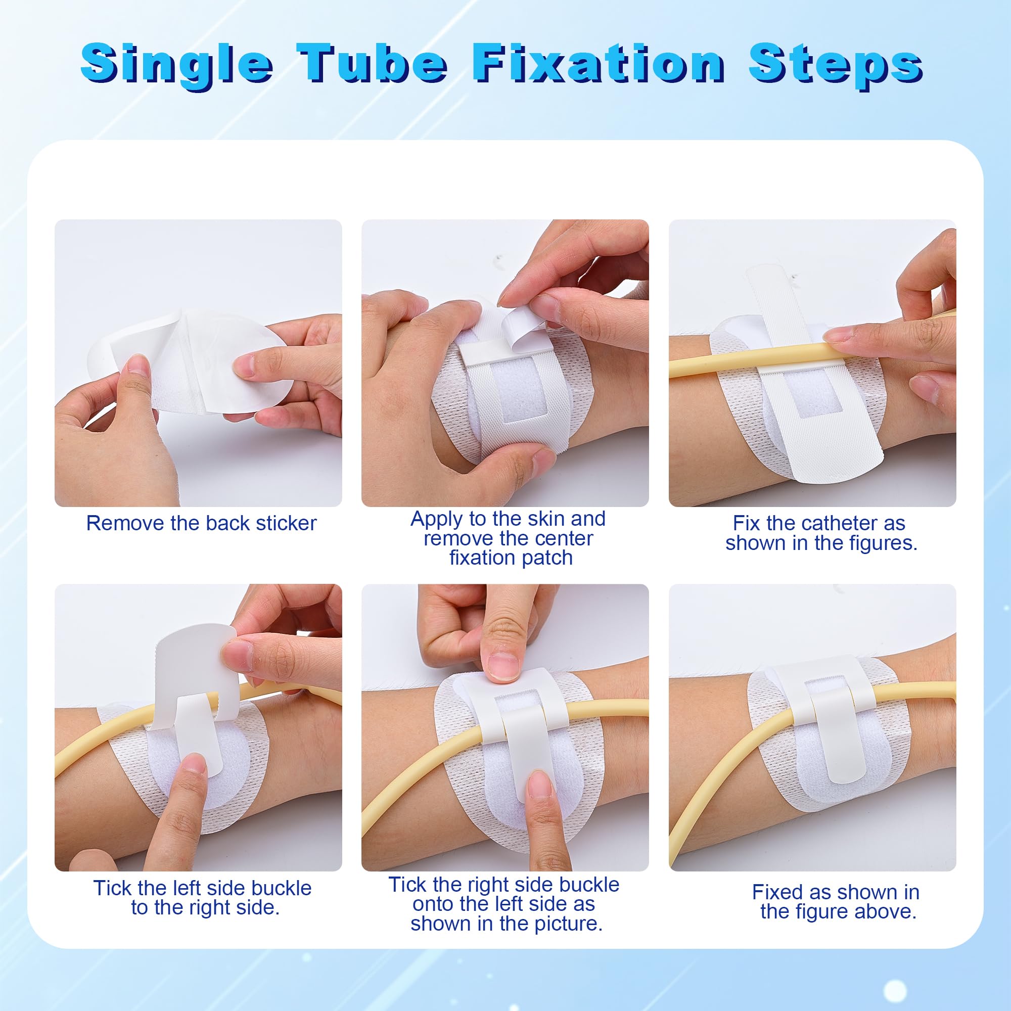 BeHerk catheter holder compatible with PEG, G and feeding tubes.