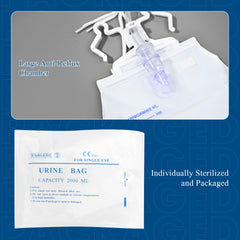 BeHerk bag displays clear graduation marks for easy monitoring.