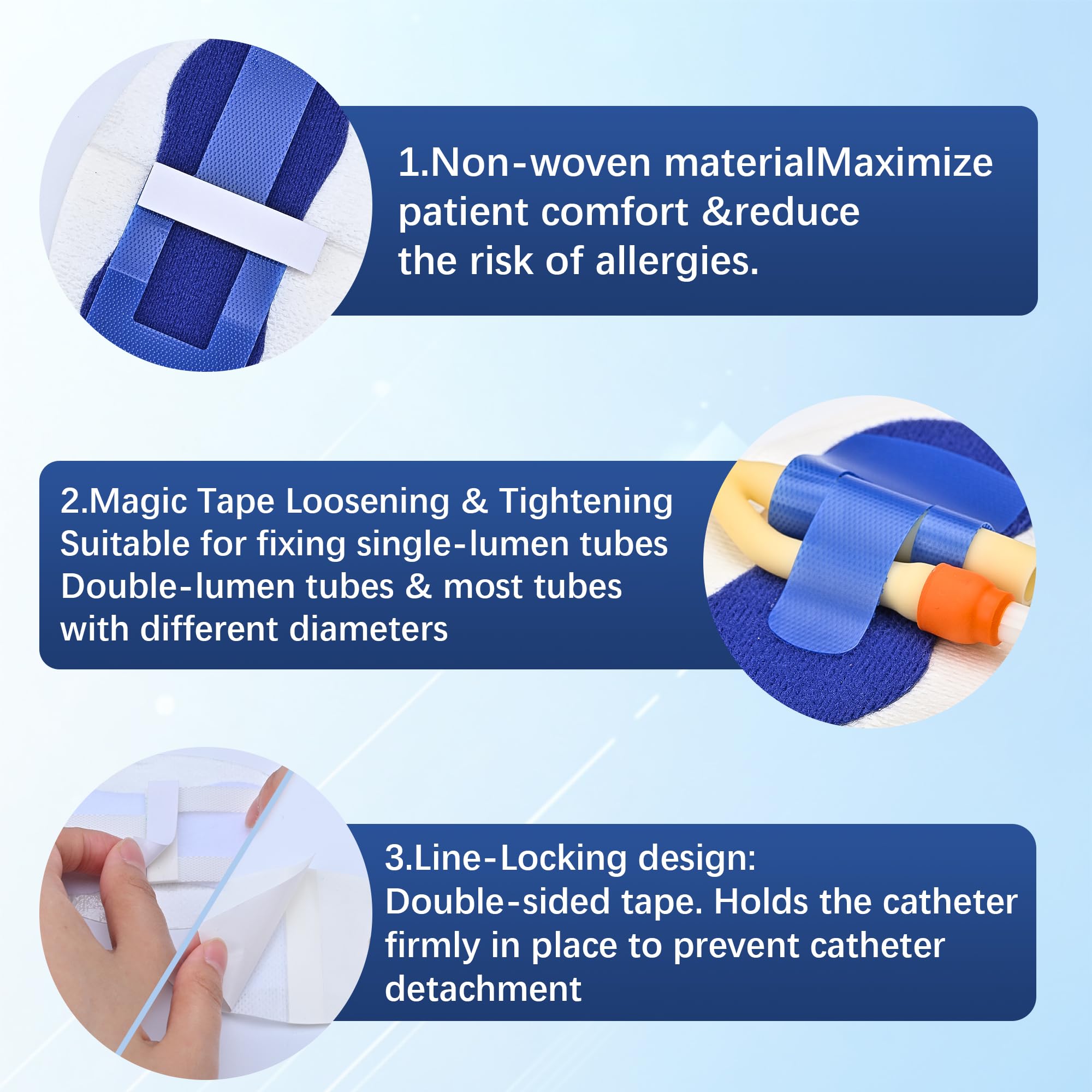 BeHerk urinary leg bag holder keeps catheter in place securely.