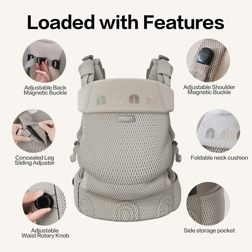 BEIESTATE Rainbow Carrier in breathable mesh fabric for comfort