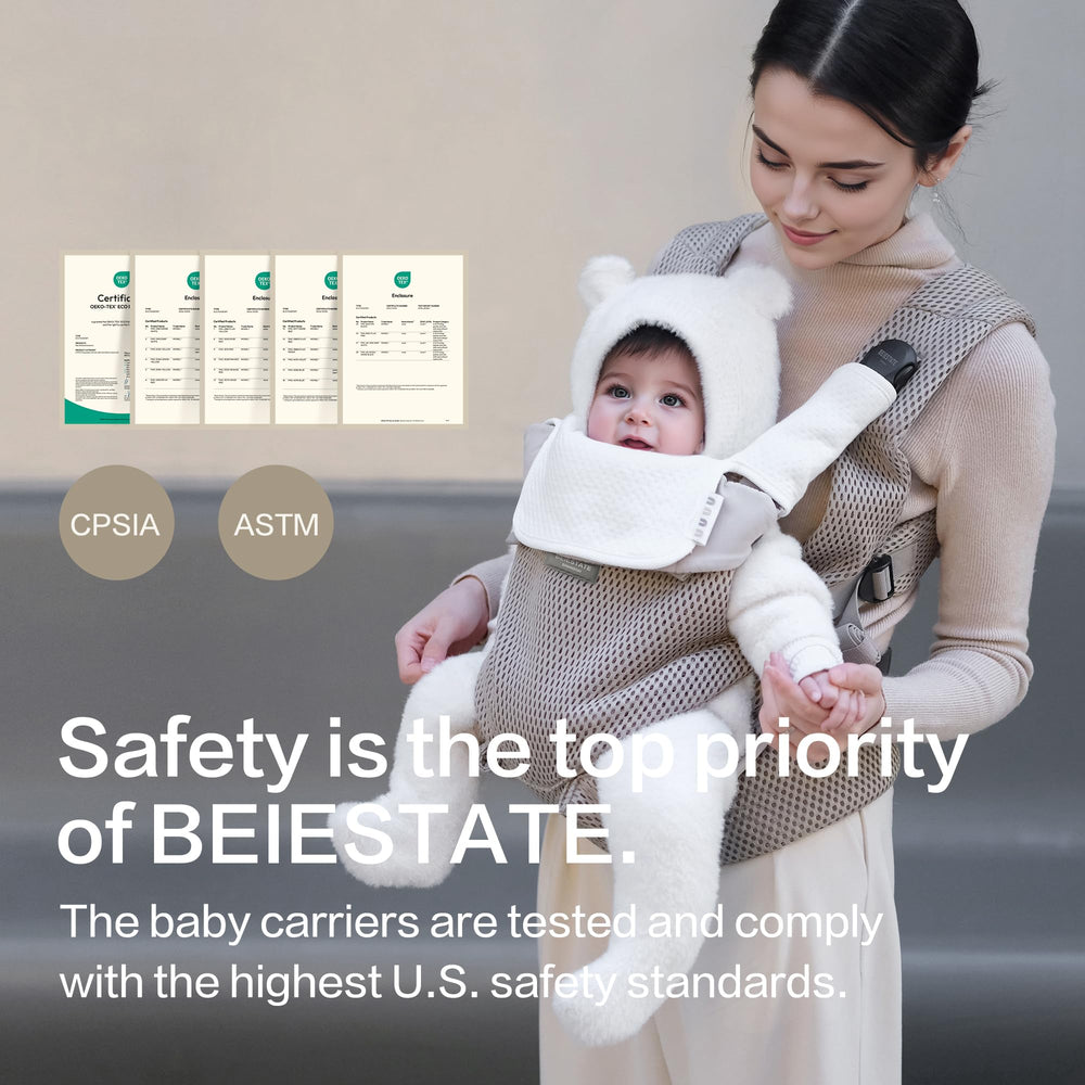 BEIESTATE Rainbow Carrier featuring soft waist pad to reduce strain