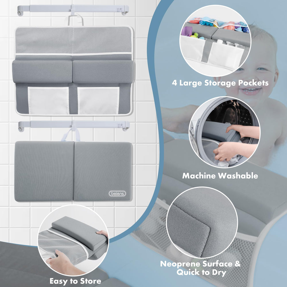 beiens four pockets organize toys and bath essentials within reach