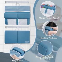 Beiens four-pocket storage organizes toys and bath essentials