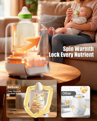 Beikuer 24h steady warmth ensures continuous milk temperature.