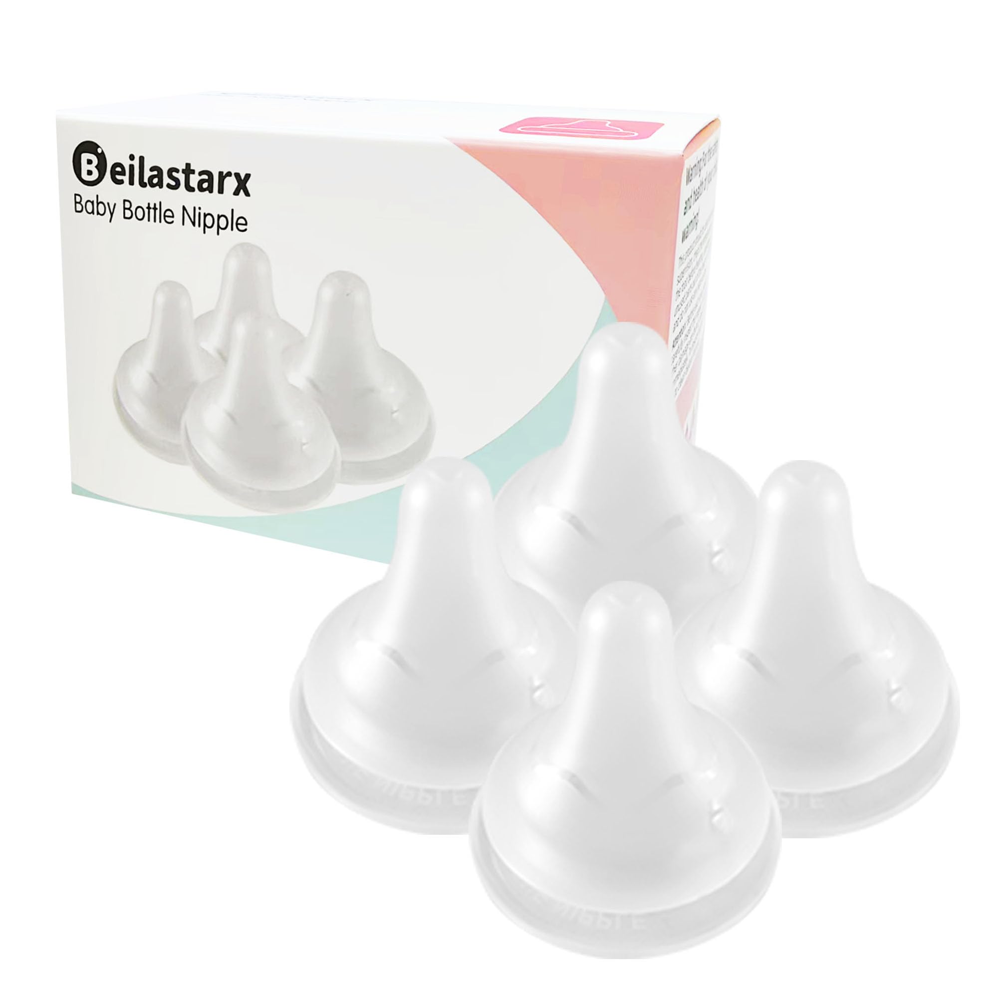 Beilastarx Nipples close-up in soft silicone for a natural feeding feel.