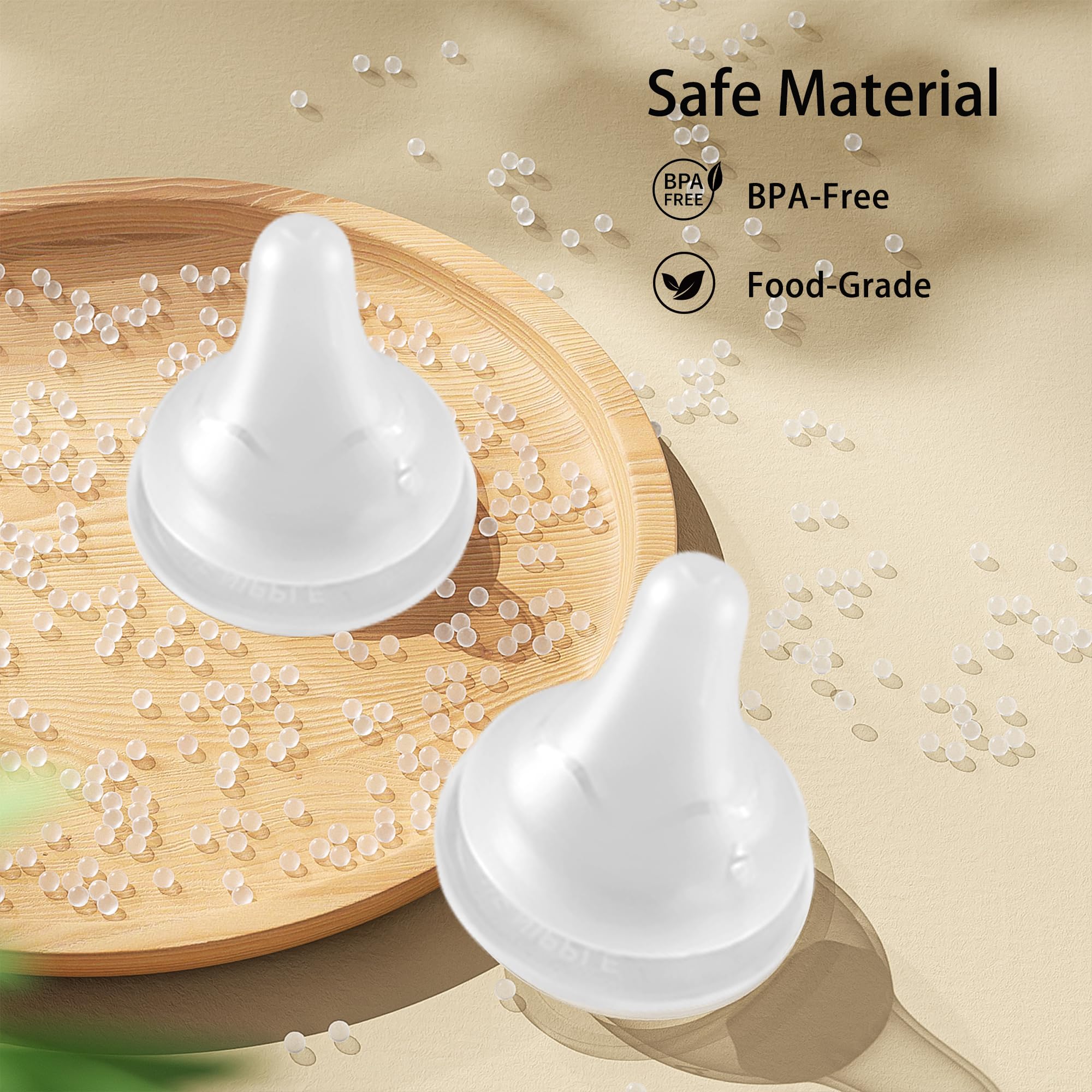Beilastarx bottle nipple ready for refrigeration between uses.