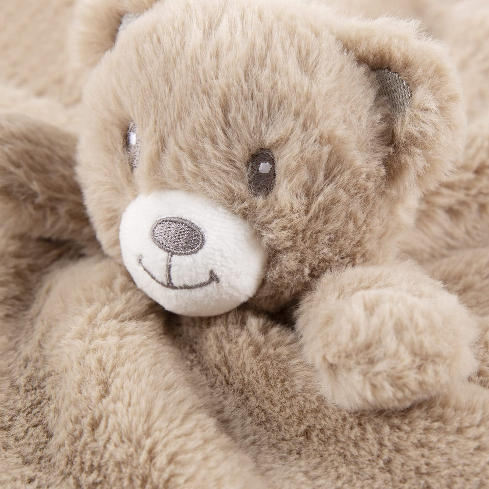 BEILIMU soft-minky lovey bear provides plush snuggles and calm moments for babies.