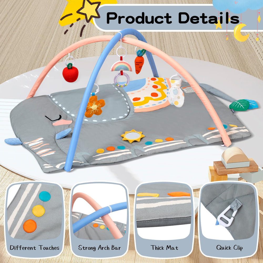 BEINGMATE Care gift-ready baby gym is suitable 0–18 months.