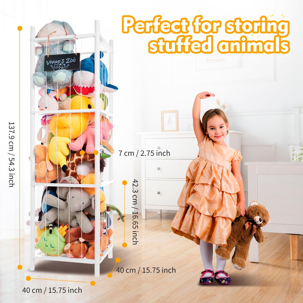 BEINGMATE Care stuffed animal zoo full view shows organized plush display