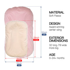 Beisurznga organic cotton lounger for natural baby comfort