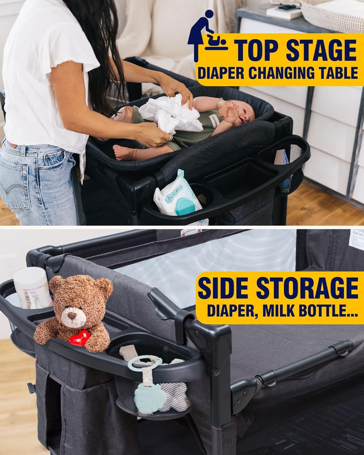 BEKA playpen mode with 360 degree ventilation and visibility