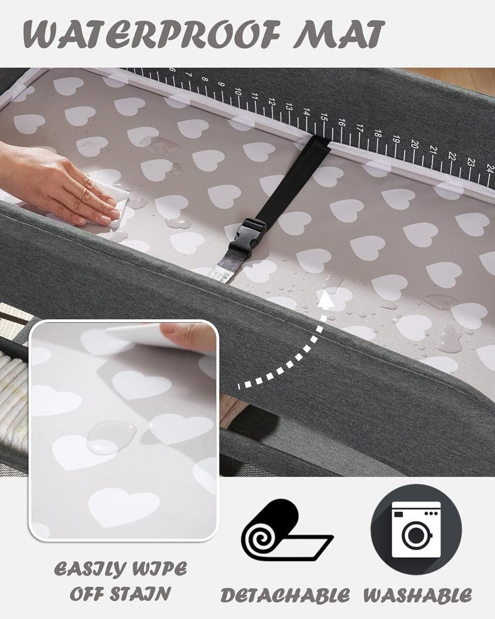 BEKA two-foot design enhances stability during use