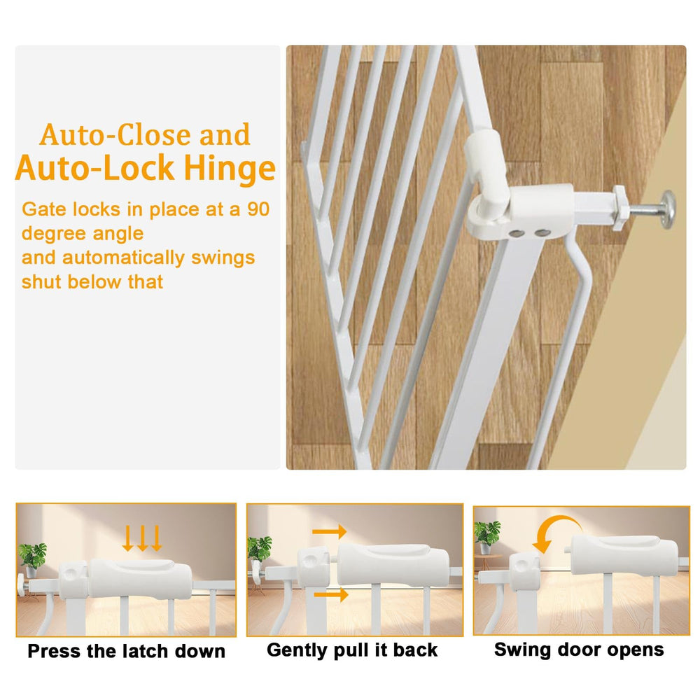 BELABB glossy finish design adds style and reduces scratches on the gate