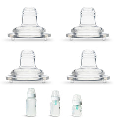 BelBeyo sippy spout nipple with soft spout for gentle teething transition.