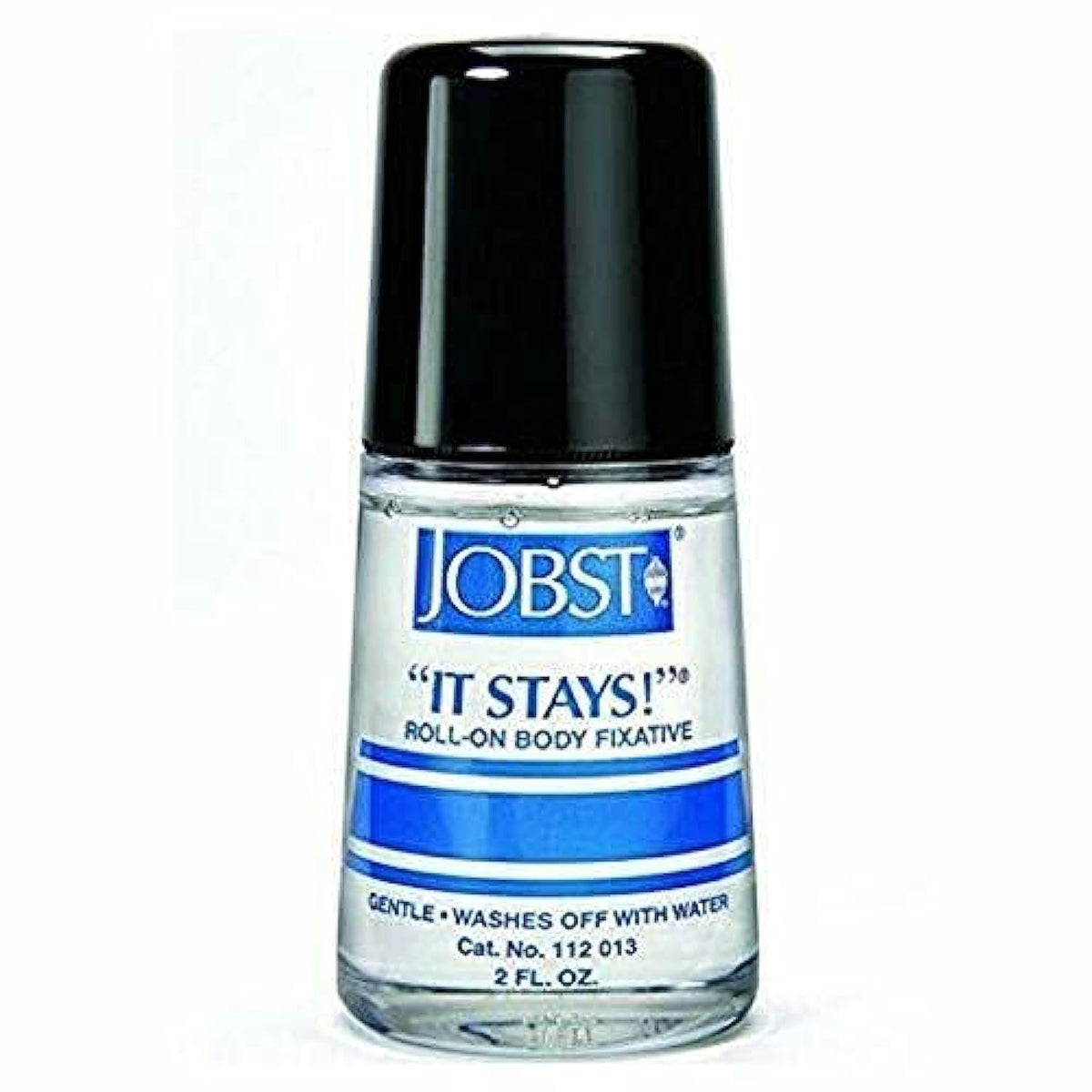 Bell-Horn It Stays roll-on bottle, portable travel size for secure wear.