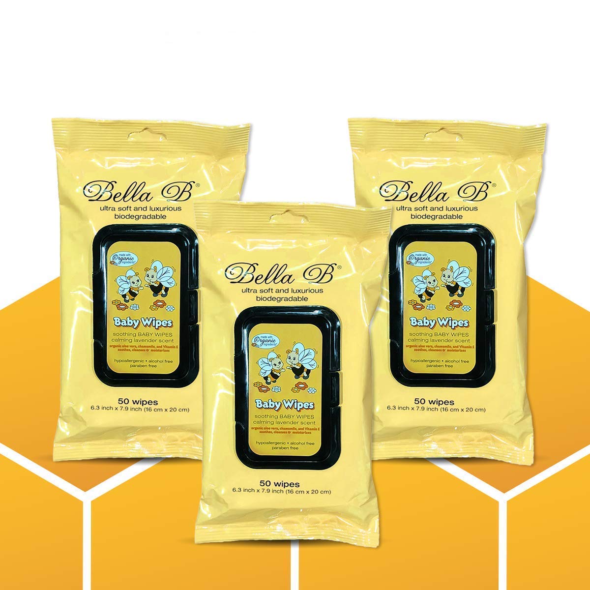 Bella B baby wipes bundle shows a 150-count set for easy home stock and quick cleanups.