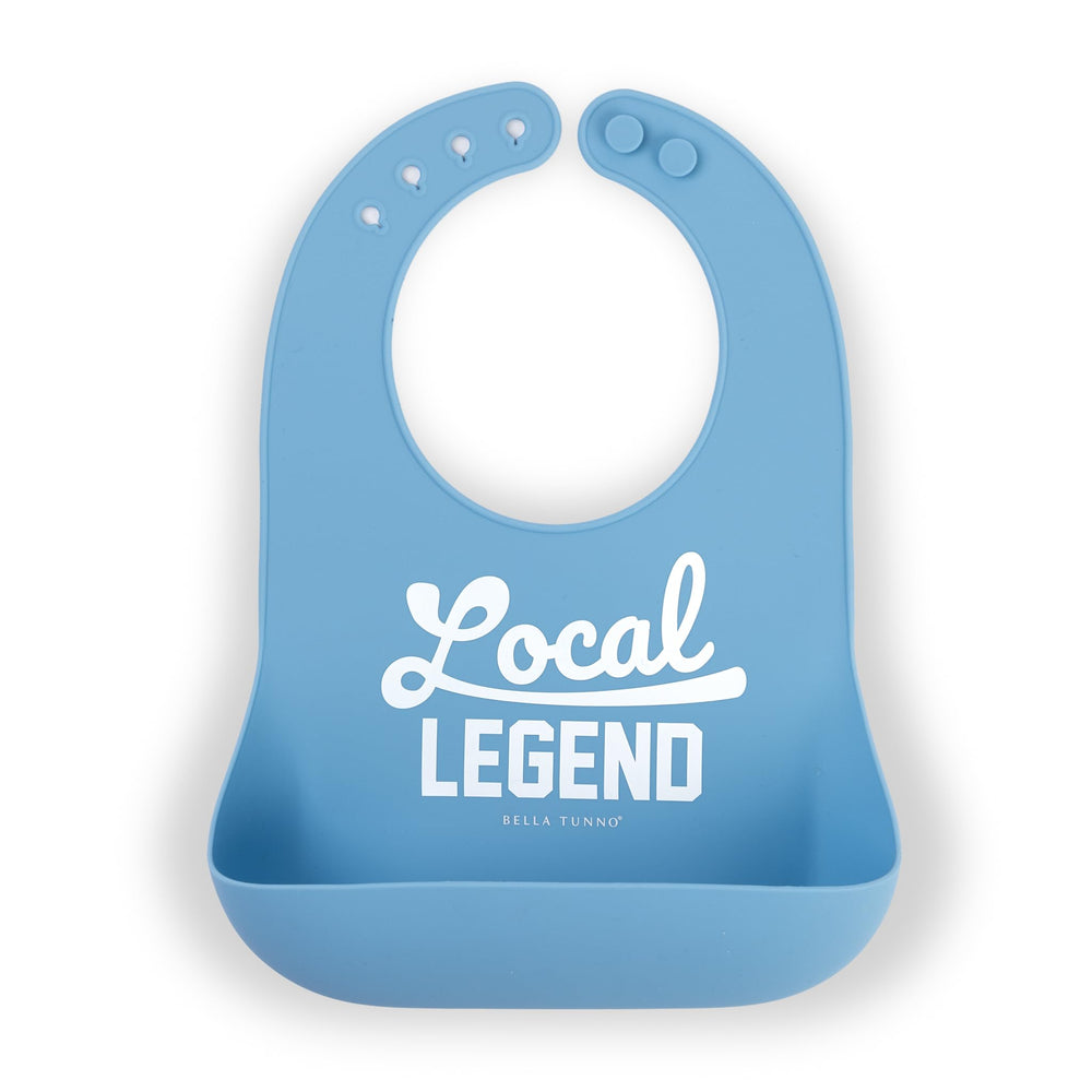 Bella Tunno silicone bib with deep pocket for mess-free meals