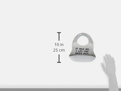 Bella Tunno Let The Dogs Out bib with adjustable neck for growing child comfort
