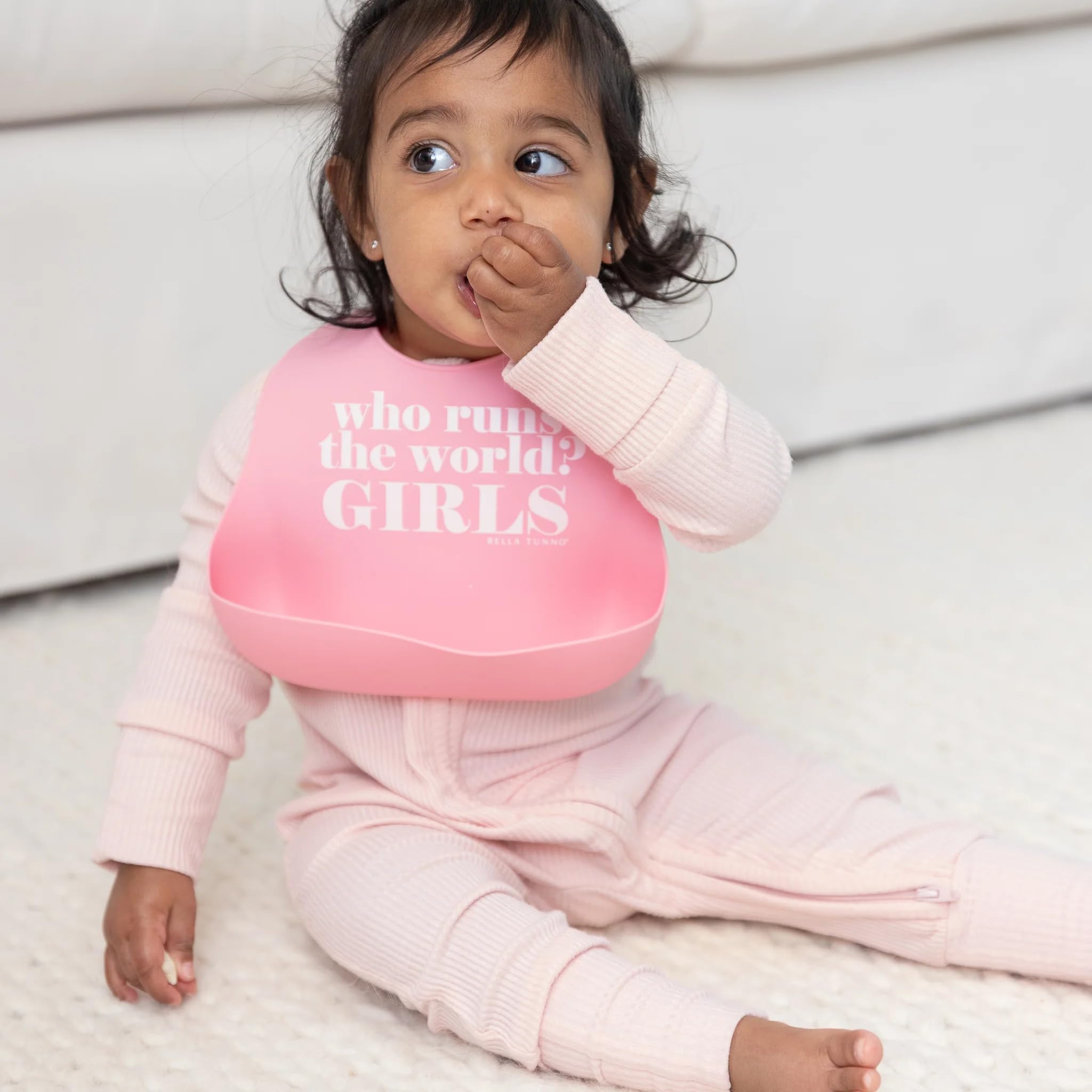 Bella Tunno silicone bib with adjustable neck for growing babies and toddlers