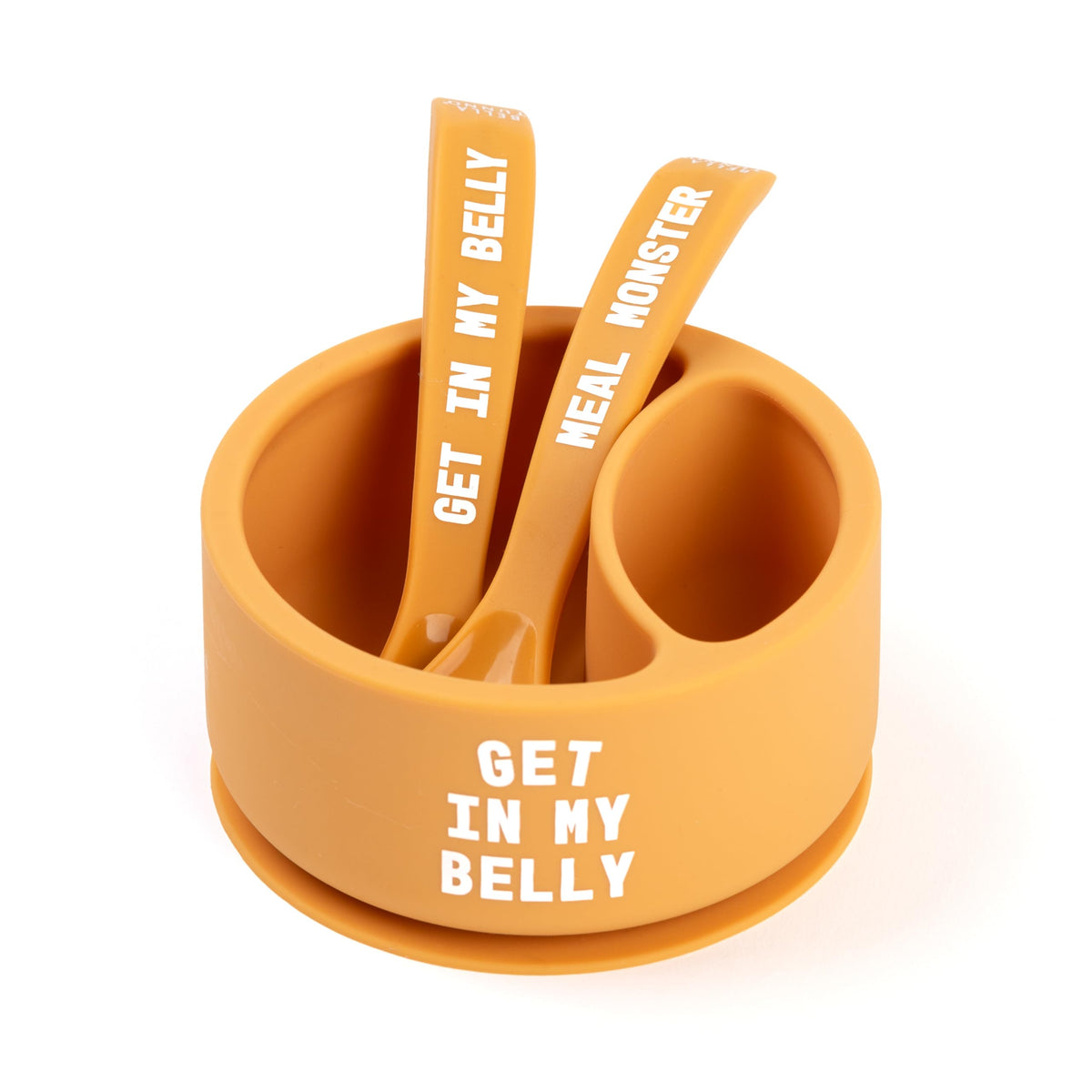 Bella Tunno silicone suction bowl with a strong base for mess-free meals.