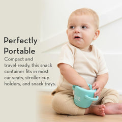 Bella Tunno snack cup portable travel design for car seats and strollers