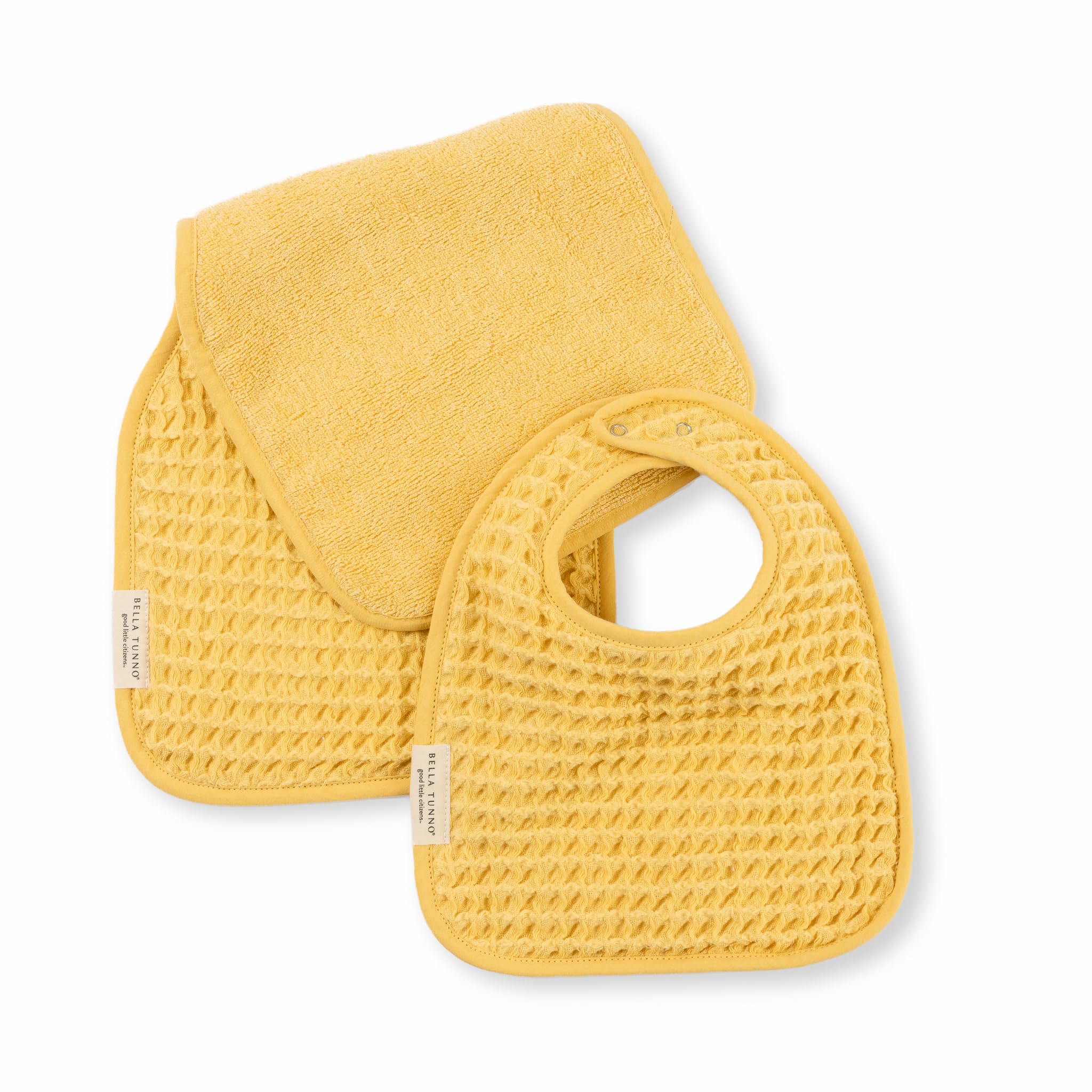 Sunshine lifestyle image showing coordinated Bella Tunno set ready for registry gifts