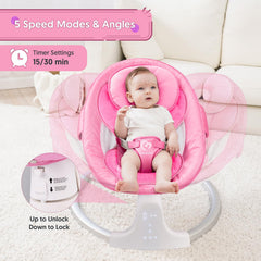 Bellababy five swing speeds offer customizable soothing tempo