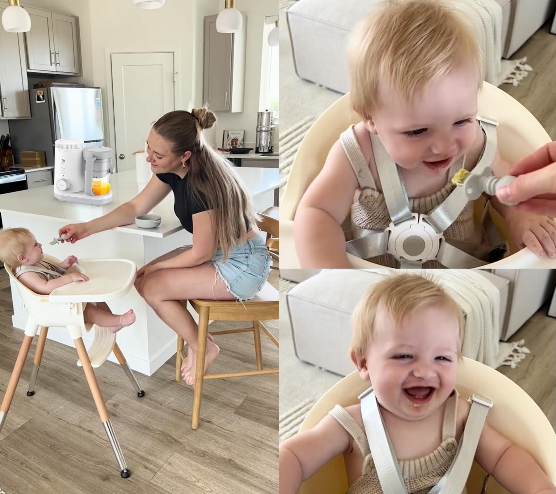 Bellababy compact design saves counter space on busy mornings.