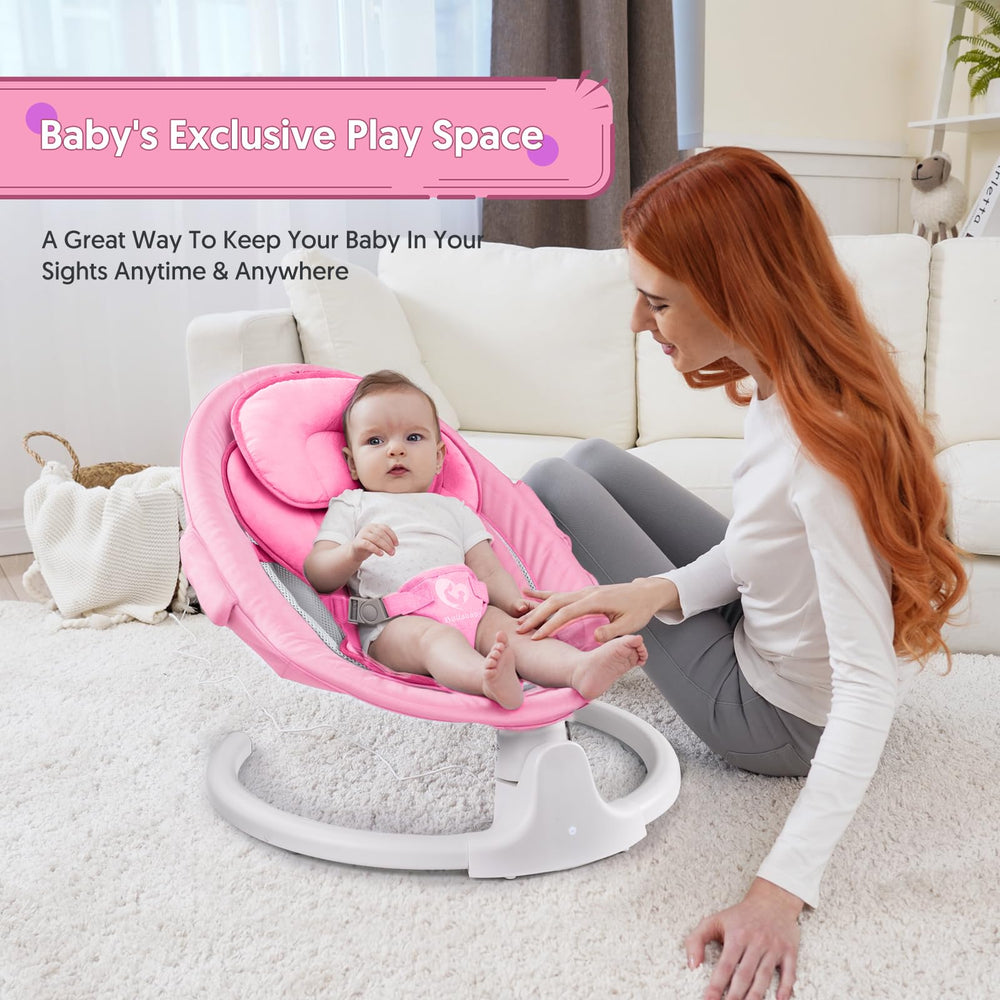 Bellababy durable aluminum base provides stable support on floors