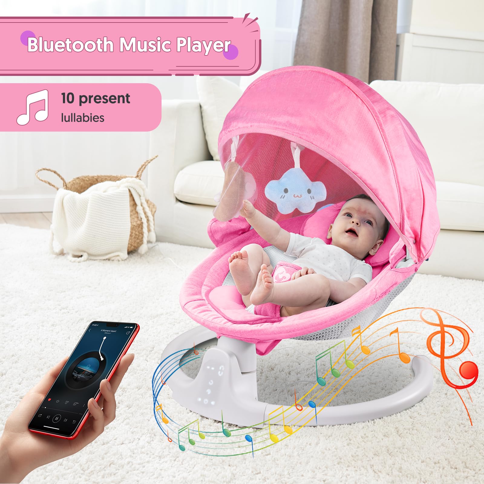 Bellababy reversible cushion all-seasons fabric for year-round comfort