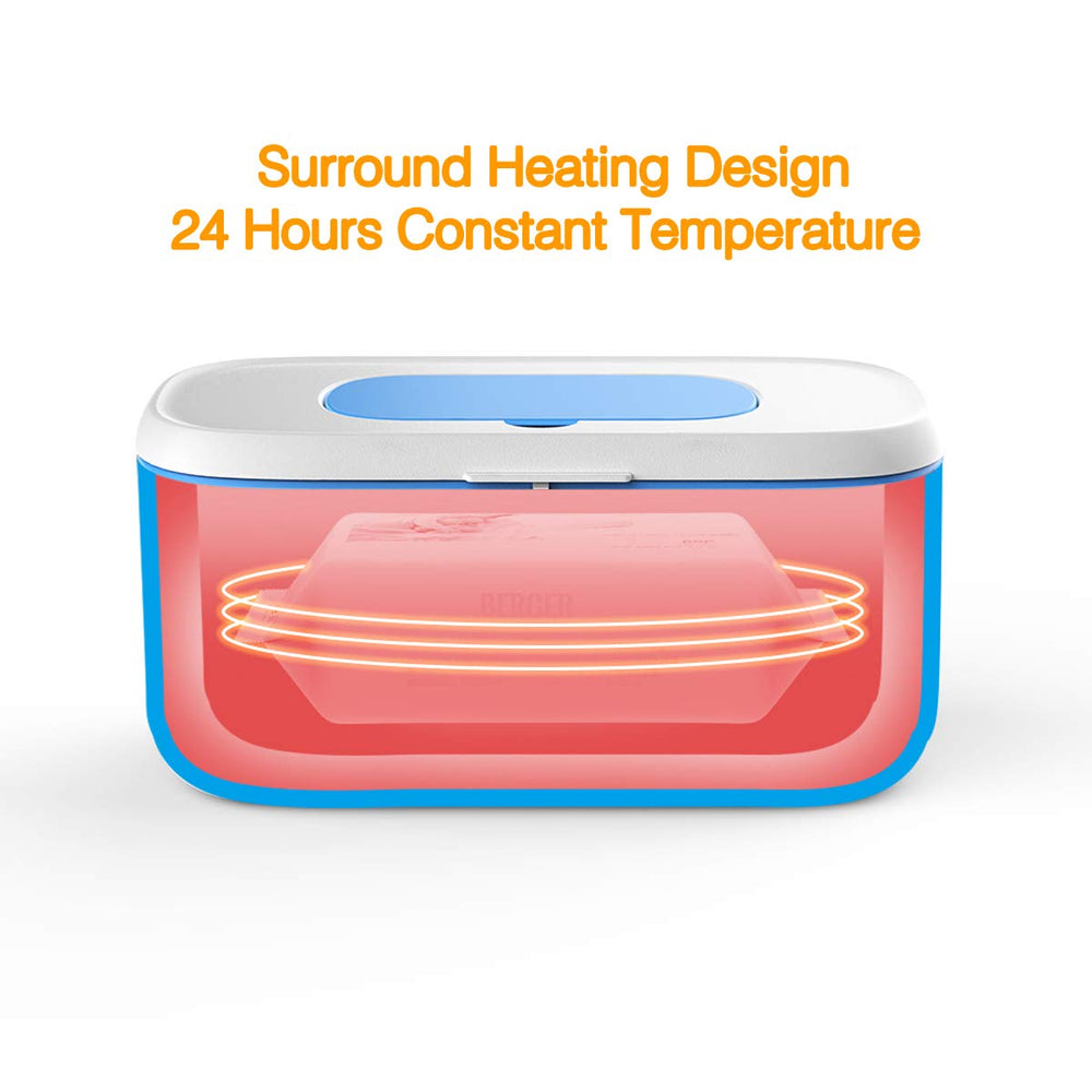 Bellababy Wipe Warmer auto-shutoff conserves energy after use.