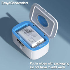 Bellababy Wipe Warmer large capacity holds a full wipe pack.