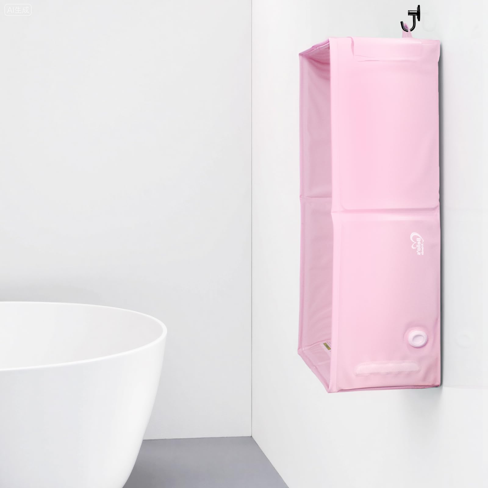 Bella's Friends multi-scene-use tub fits standalone baths or shower rinsing.