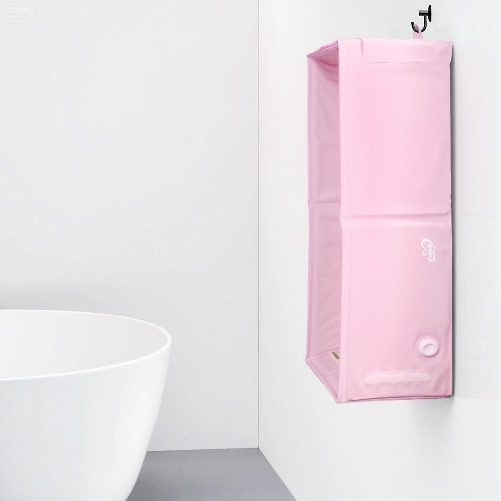 Bella's Friends multi-scene-use tub fits standalone baths or shower rinsing.