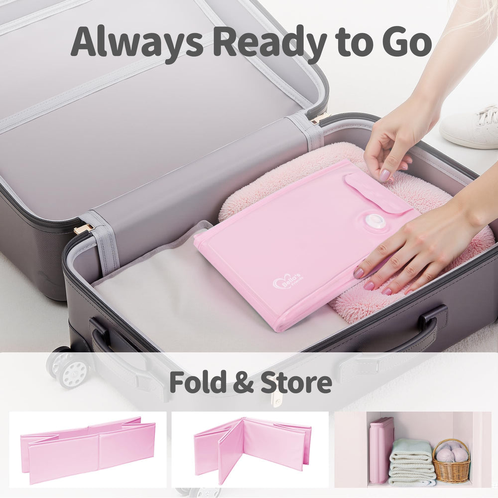 Bella's Friends soft-touch PVC tub feels comfy and durable for growing babies.