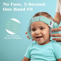 Bella's Friends Baby Ear Protection anti-slip straps for secure fit