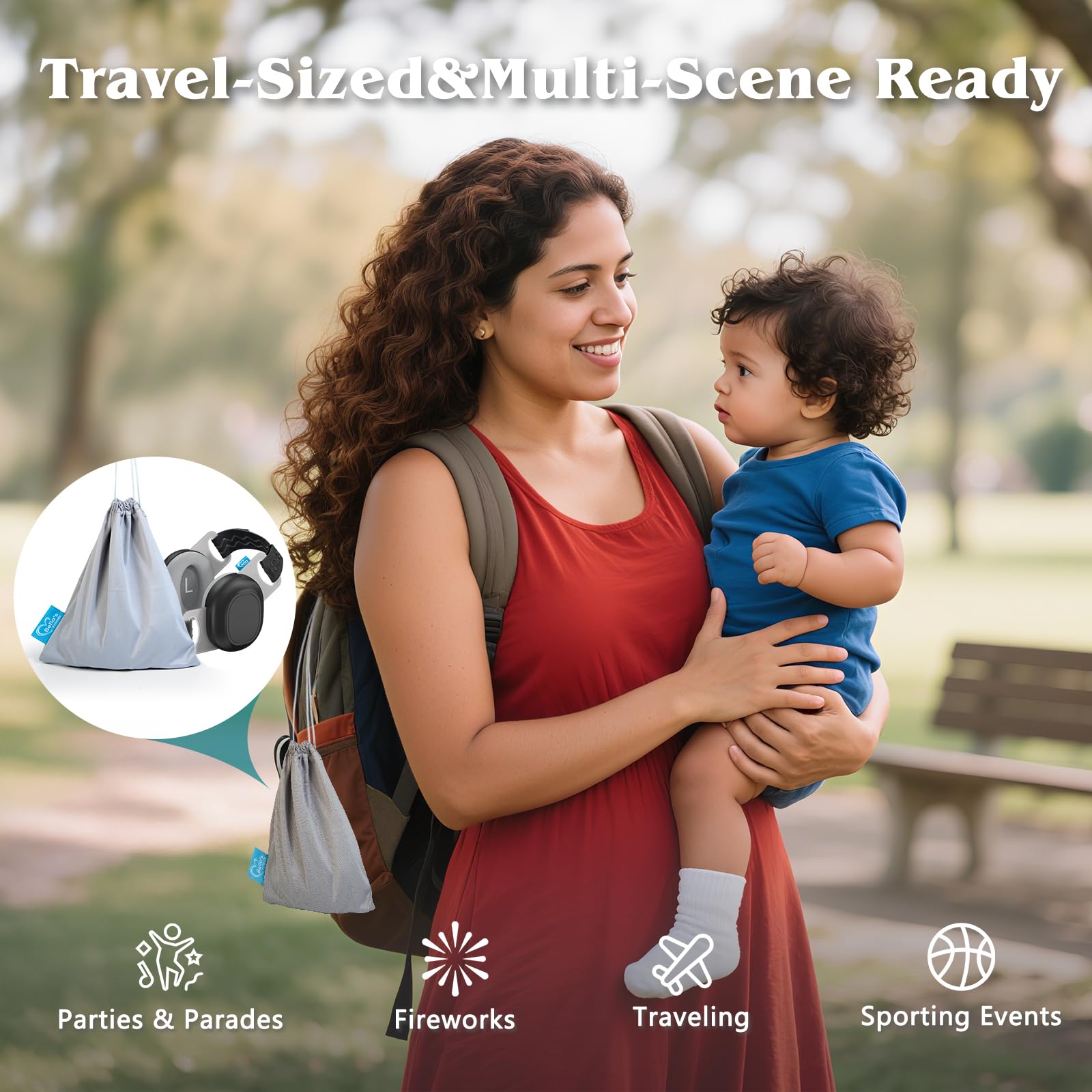 Bella's Friends carry pouch included for easy travel packing.