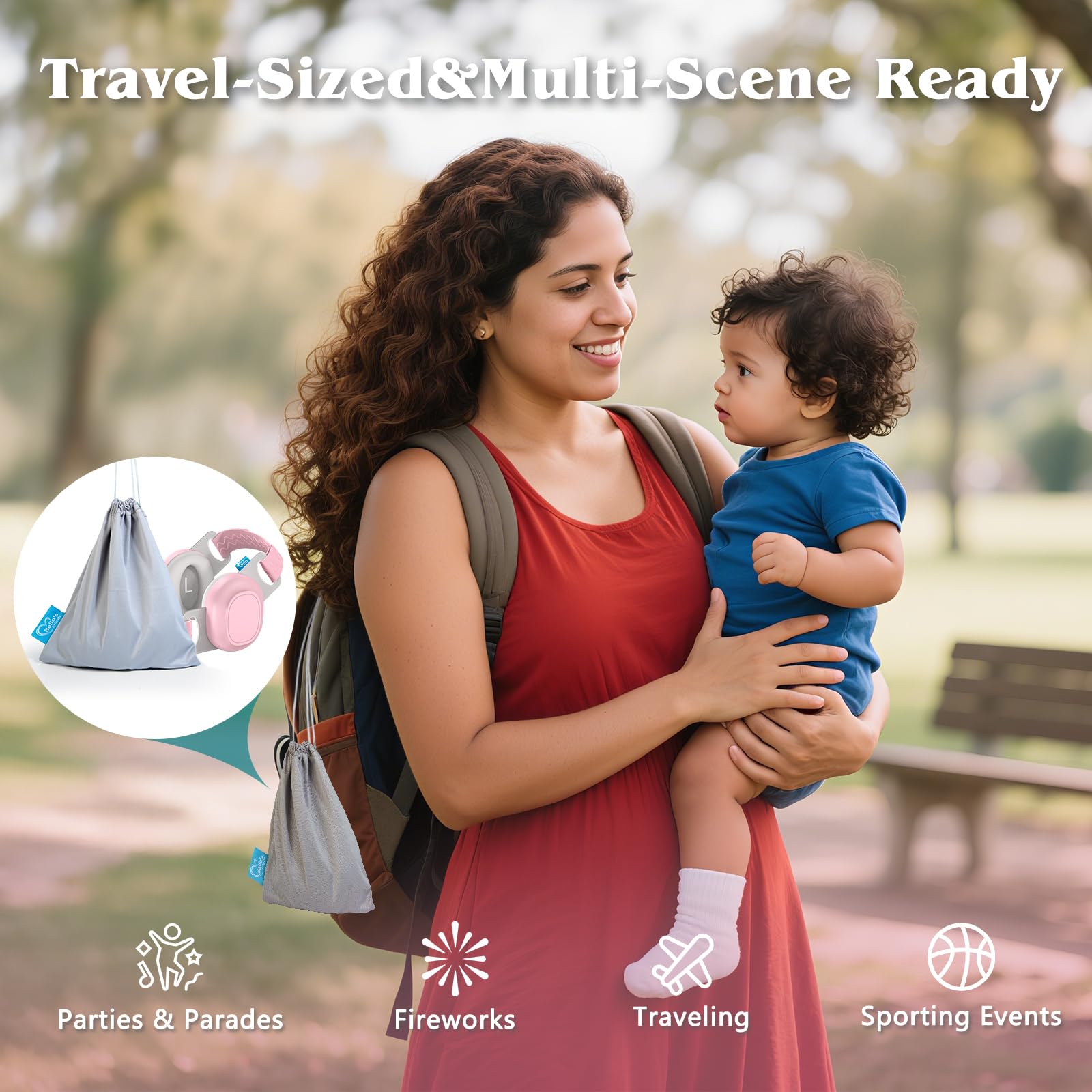 Bella's Friends adjustable straps fit 3–48 months securely