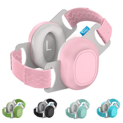 Bella's Friends pink headband ear protection for babies ensures gentle, secure fit for travel