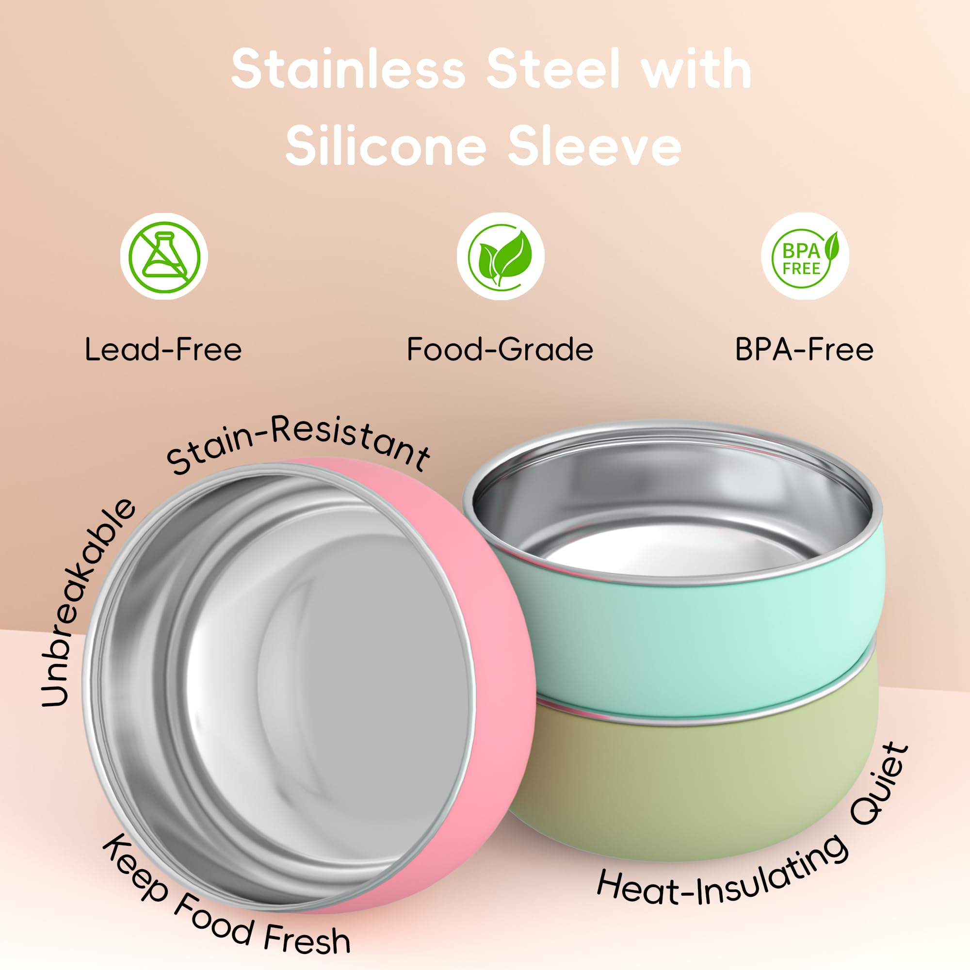 Bella's Friends dishwasher-safe design makes cleanup quick after busy days.