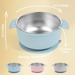 Bella's Friends bowls silicone-sleeve adds durable, quiet protection when dropped