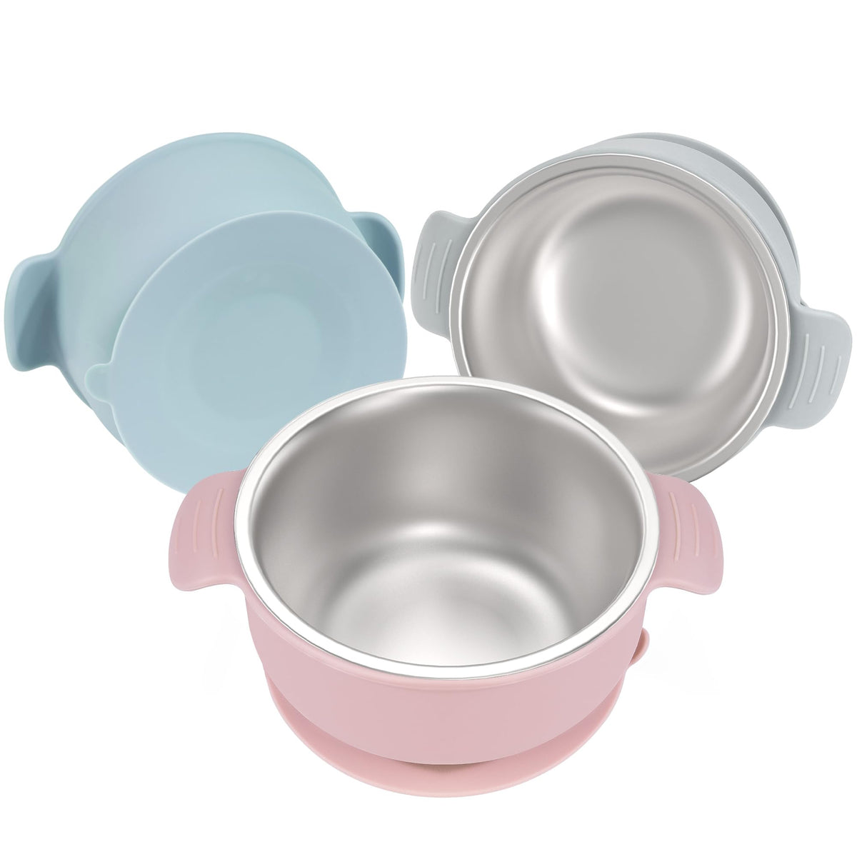 Bella's Friends bowls suction-base keeps feeding mess-free on the tray