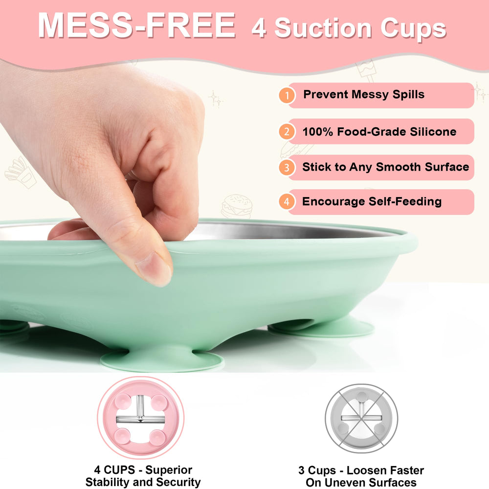 Bella's Friends plates use BPA-free and lead-free materials for safety and flavor.