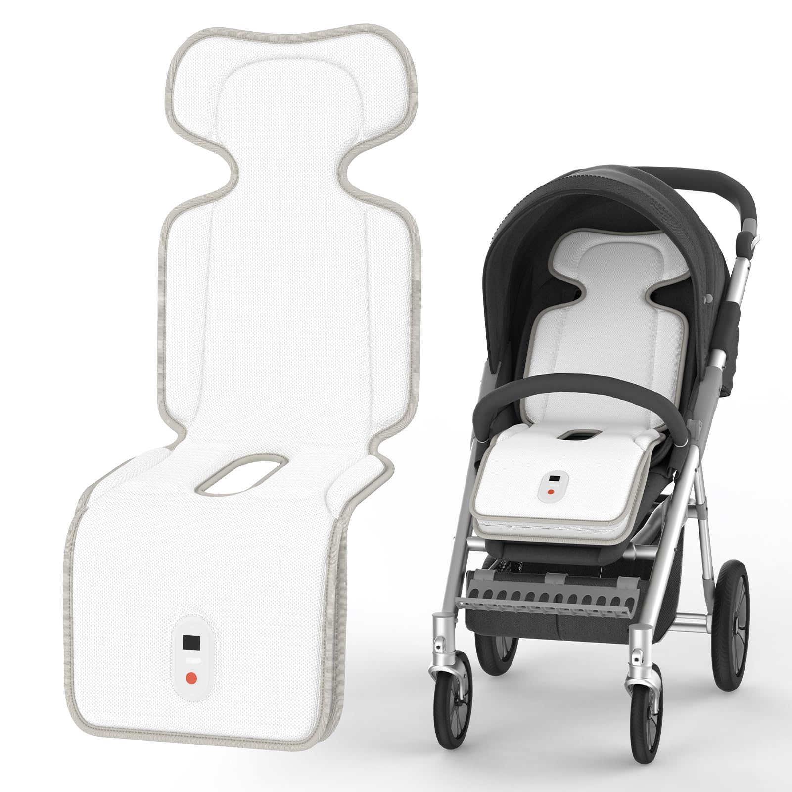 Bella's Friends cooling pad front view shows portable baby comfort on hot days